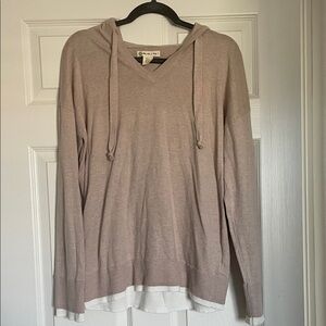 Dakini Beige V-Neck Sweater